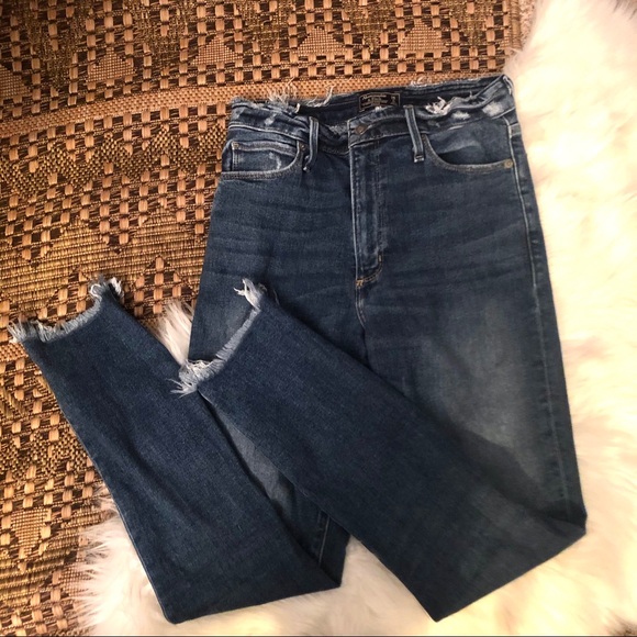 Abercrombie & Fitch Denim - Abercrombie High Rise Ankle Skinny Jeans